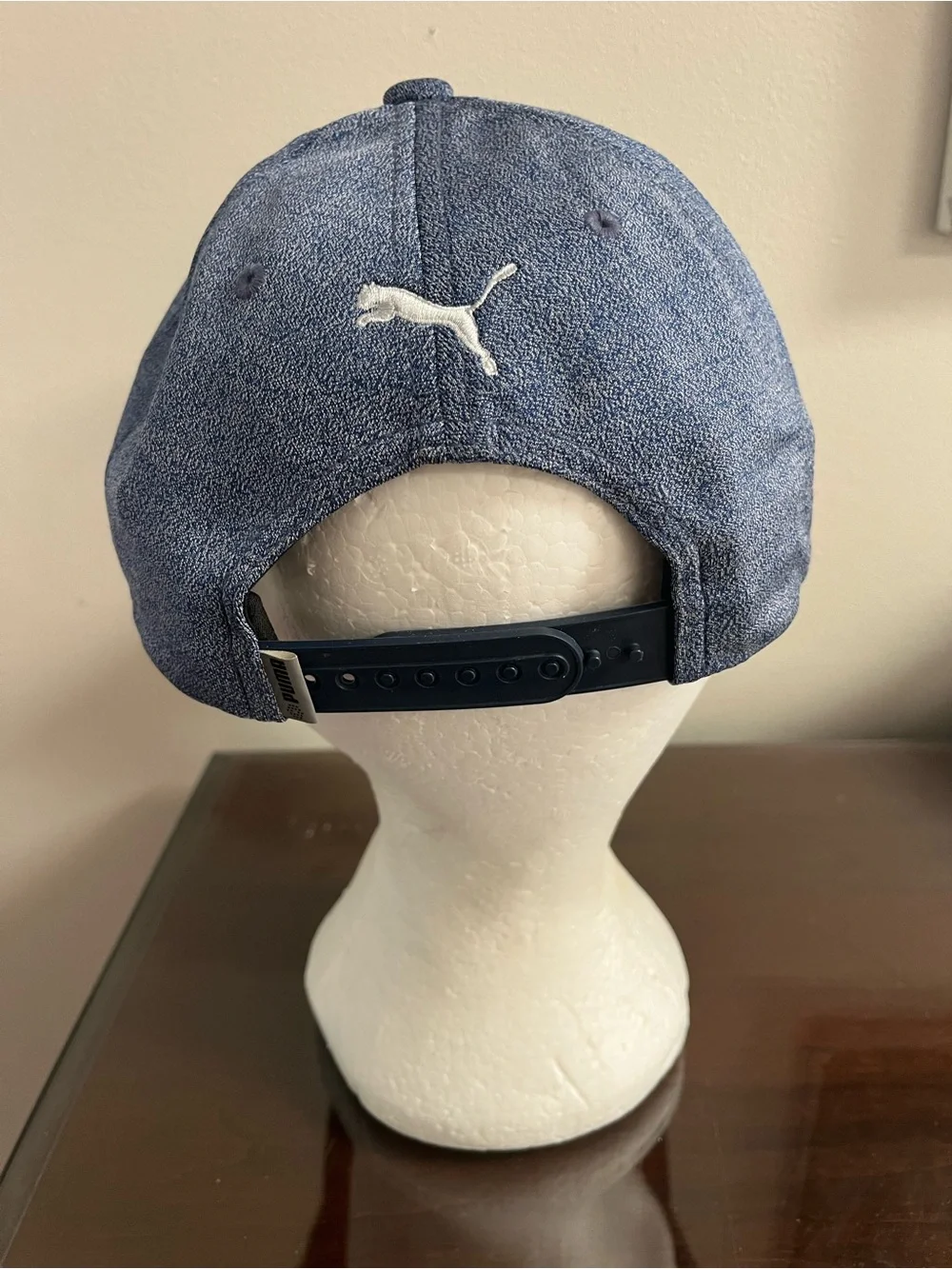 Puma Men’s Heathered Blue Patch Snapback Hat